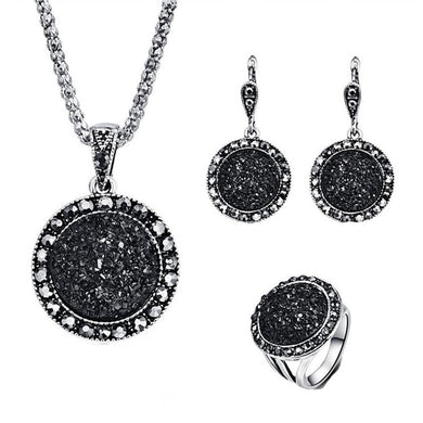 Circular Stone Necklace